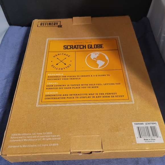 NOB World Travels Scratch Globe Heritage Collective - Picture 4 of 8